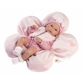 Llorens 63592 NEW BORN HOLIKA - realistick panenka miminko s celovinylovm tlem 35 cm